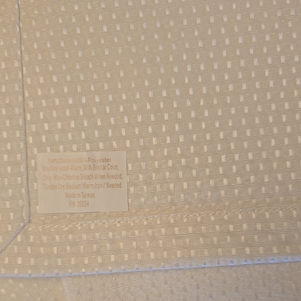 Textured Cream Fabric PLACEMAT